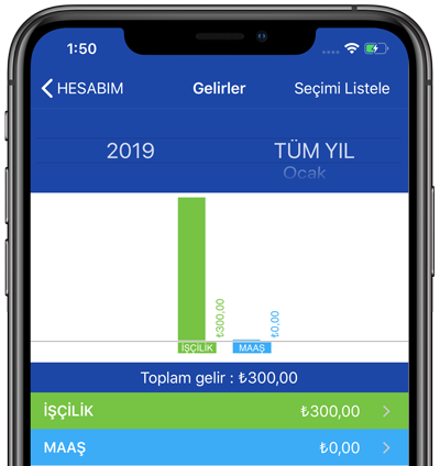 Hesabım Cebimde uygulaması